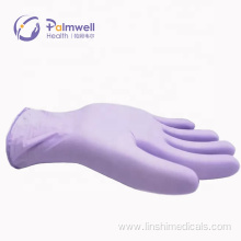 Pure Nitrile Gloves Thickness Disposable Purple Color House keeping Nitrile Gloves